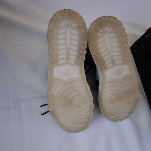 Air Jordan 1 Mid SE Diamond Grade School White/Black Sneakers Kids Size 6Y - Picture 14 of 16